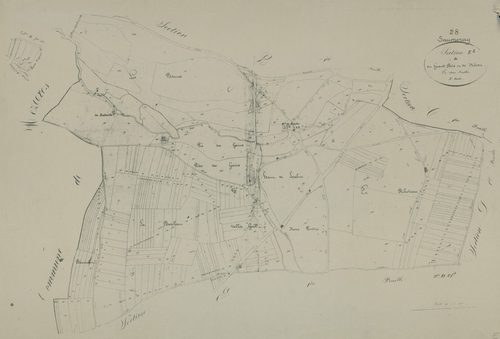 Section E, le Grand Bois et Néron, feuille 2.