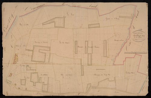 Section A, le Village, feuille 2.