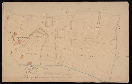 Section A, le Village, feuille 3.