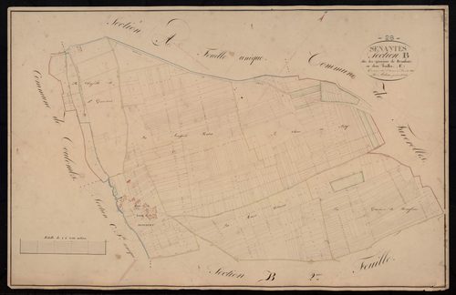 Section B, les Graviers et Beaufour, feuille 1.