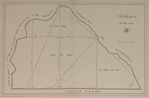 Section G, le Haut Cornet, en une feuille.