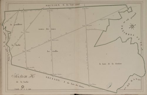 Section H, la Hache, en une feuille.