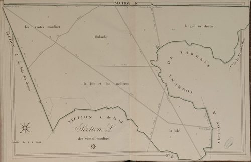 Section L, les Ventes Moilinet, en une feuille.