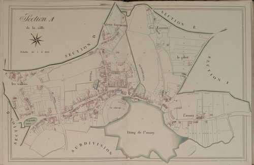 Section A, la Ville, feuille 1.