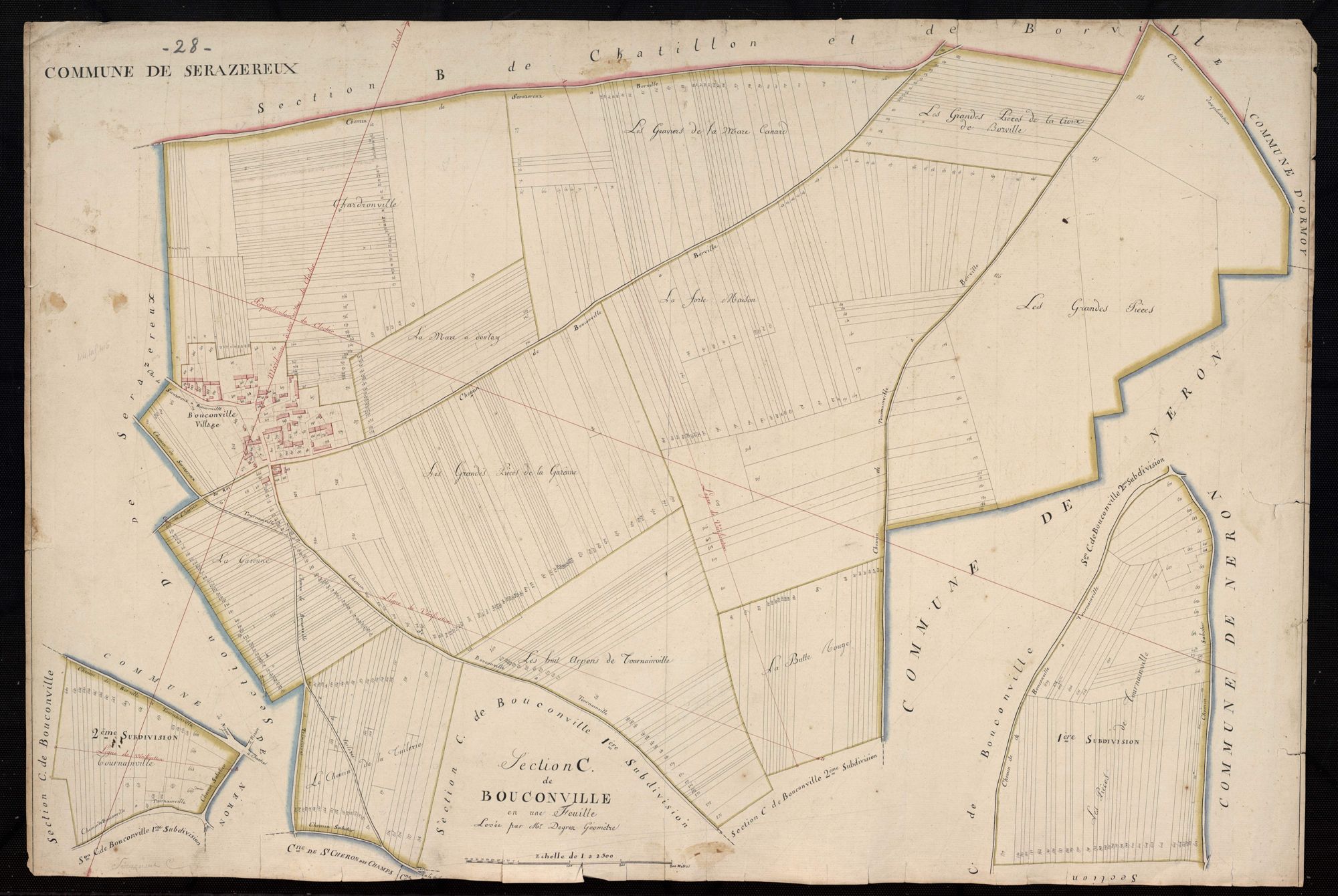 Section C, Bouconville, en une feuille.
