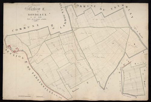 Section E, les Rondeaux, en une feuille.