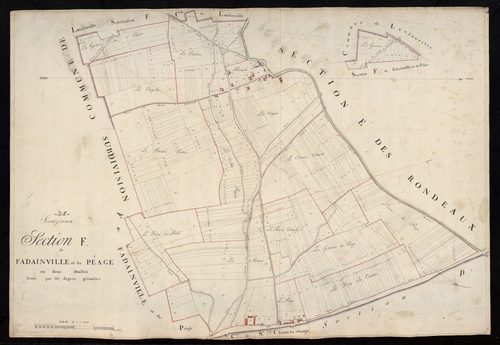 Section F, Fadainville et le Péage, feuille 2.