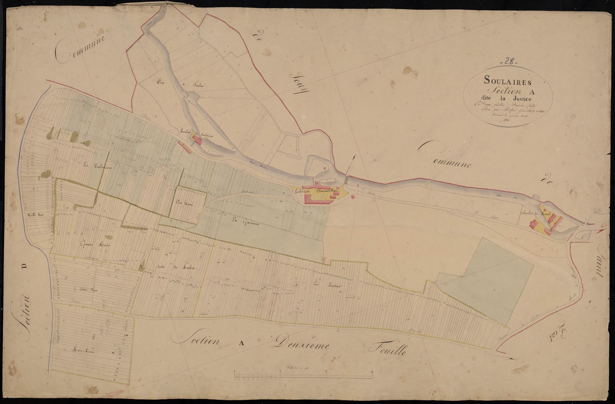 Section A, la Justice, feuille 1.