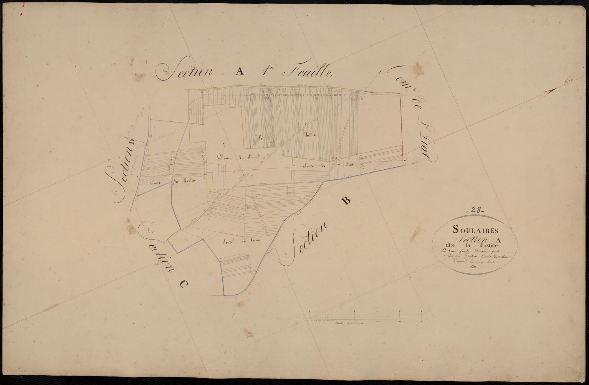 Section A, la Justice, feuille 2.