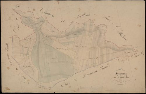 Section B, la petite Butte, en une feuille.