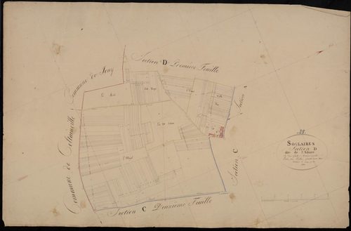 Section D, l'Alizier, feuille 2.