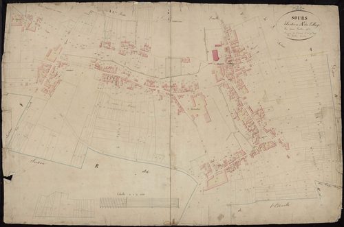 Section A, le Village, feuille 1.