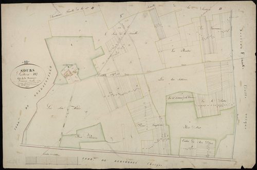 Section H, la Saussaye, feuille 1.