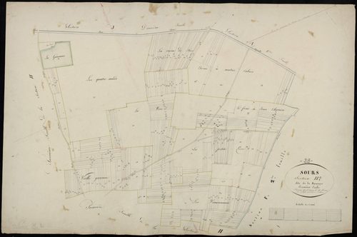 Section H, la Saussaye, feuille 2.