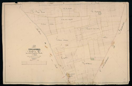 Section C, la Chapelle, feuille 1.