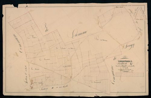 Section C, la Chapelle, feuille 2.