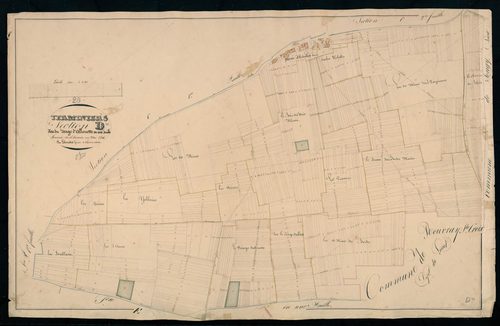 Section D, le Réage d'Allouette, en une feuille.