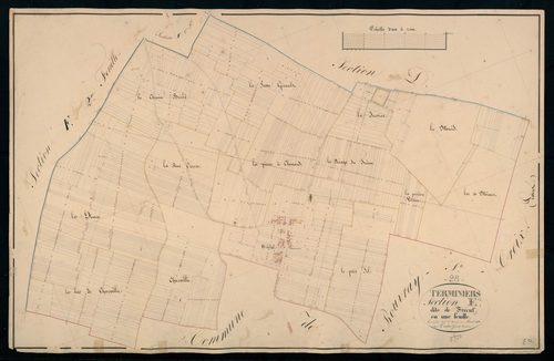 Section E, Frécul, en une feuille.