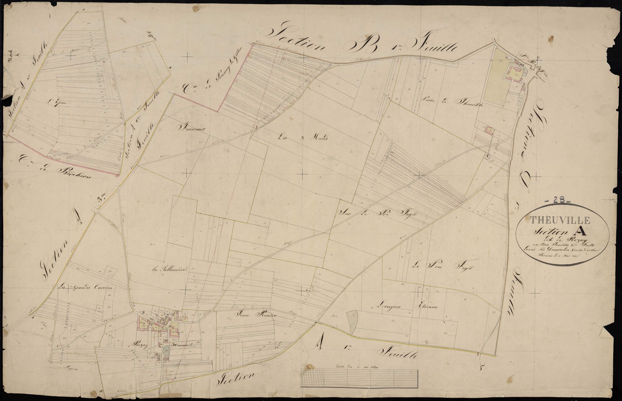 Section A, Rosay, feuille 2.