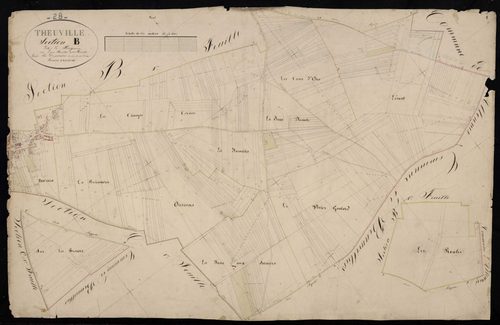 Section B, Baignaux, feuille 2.