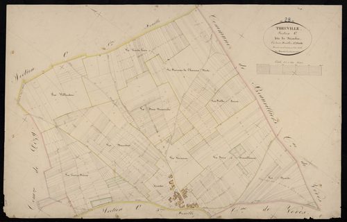 Section C, Nicorbin, feuille 2 / Terminée sur le terrain par Monsieur Masson, Géomètre secondaire.