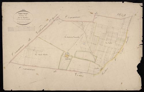 Section C, Nicorbin, feuille 3 / Terminée sur le terrain par Monsieur Masson, Géomètre secondaire.