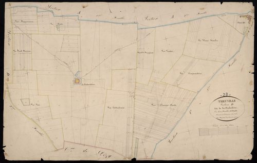 Section D, la Piebordière, feuille 1 / Terminée sur le terrain par Monsieur Masson, Géomètre secondaire.