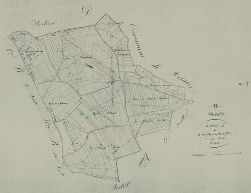 Section A, Faucilly et Fontenelle, feuille 1.