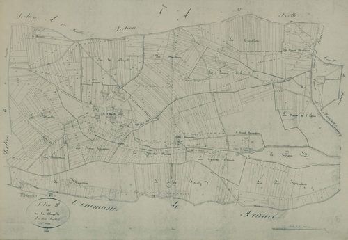 Section B, la Chapelle, feuille 1.