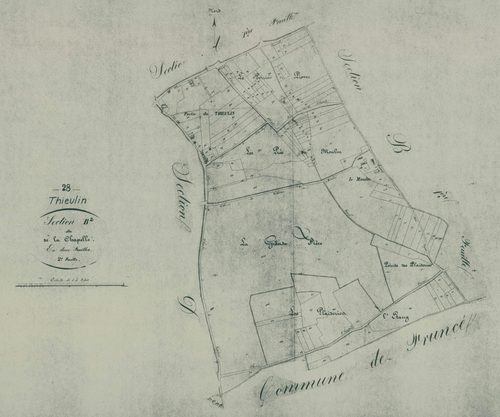 Section B, la Chapelle, feuille 2.