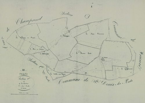 Section C, la Couture, feuille 1.