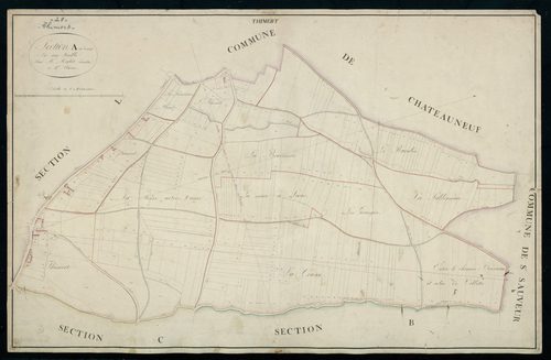 Section A, les Granges, en une feuille.