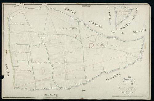 Section B, Loinville et Villers, feuille 2.