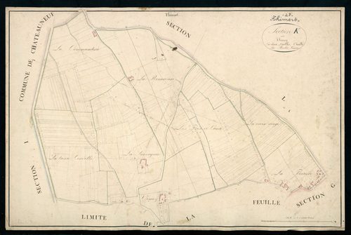 Section K, Vimey, feuille 1.