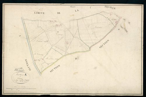 Section K, Vimey, feuille 2.