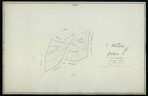 Section E, la Balivière, feuille 2.