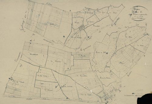 Section C, Bleuet de Goindreville, en une feuille.