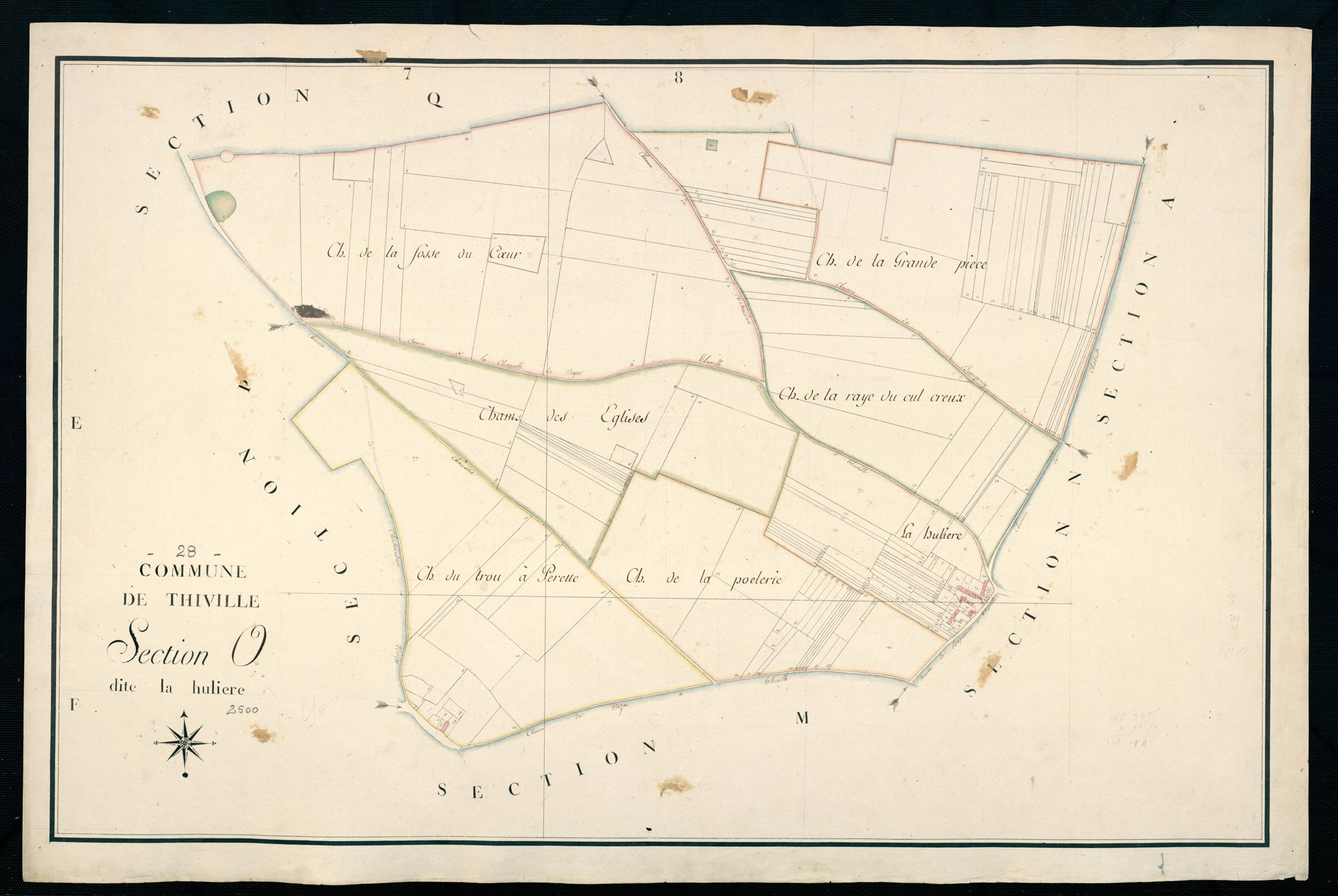 Section O, la Hulière.