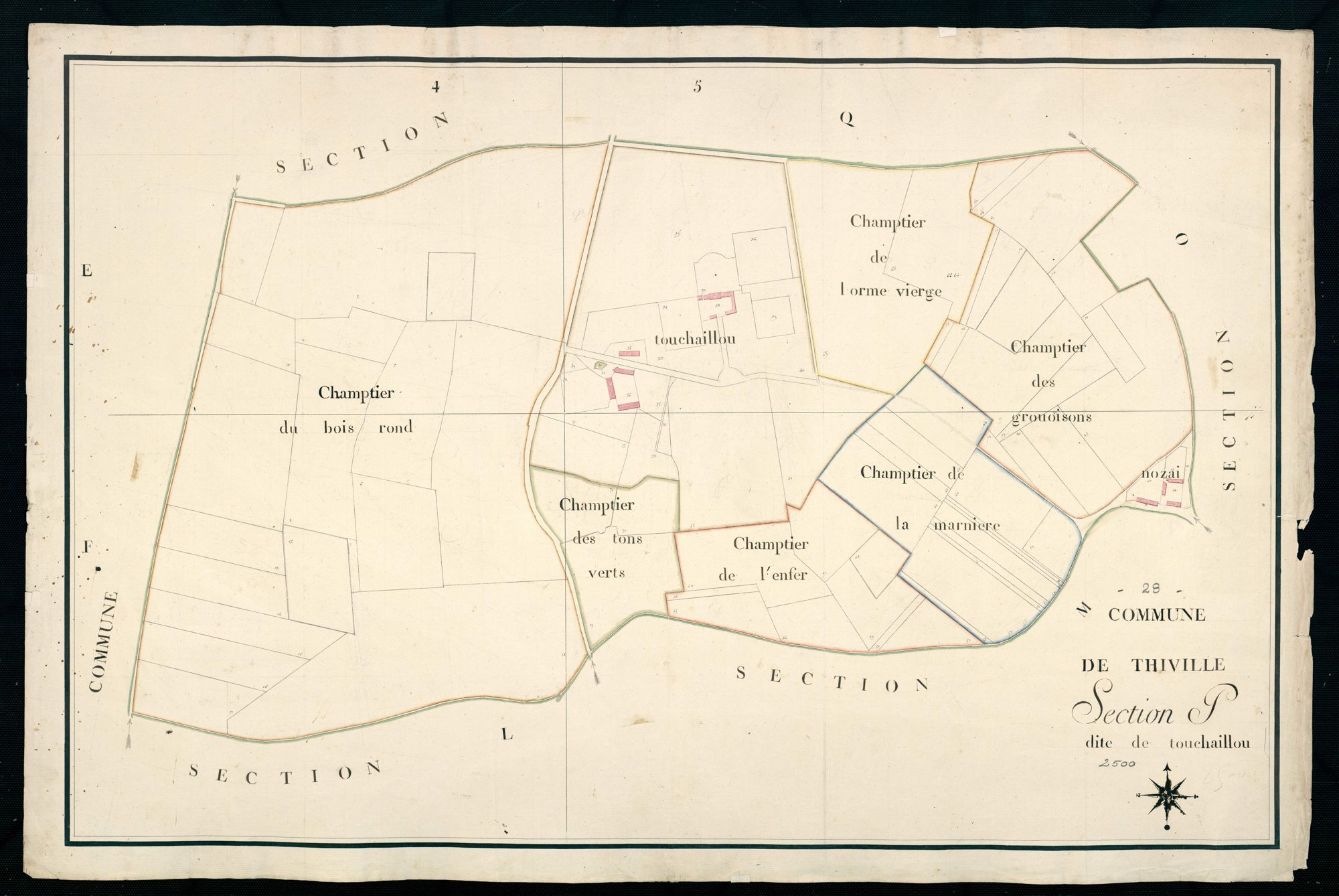 Section P, Touchaillou.