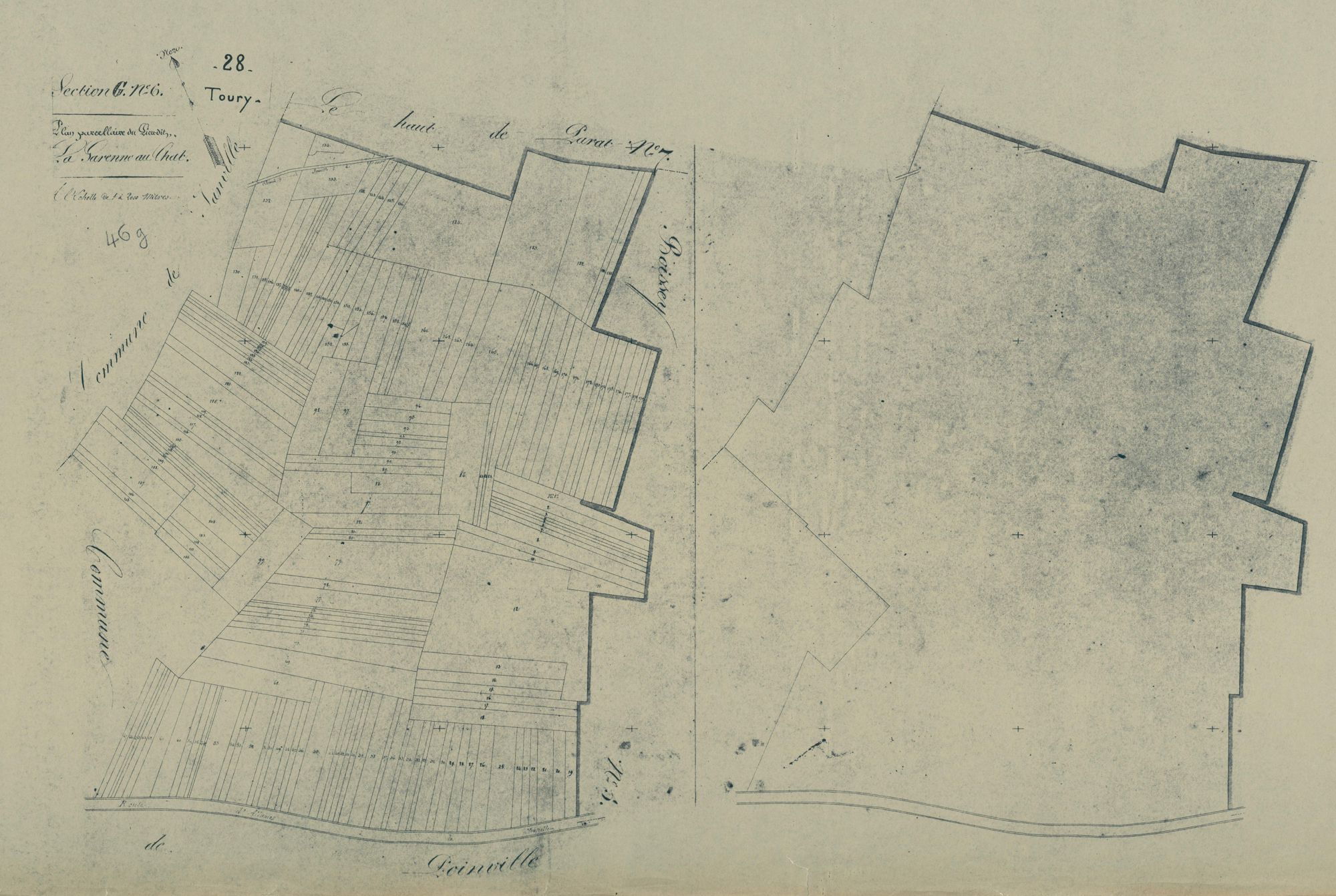 Section G, la Garenne au Chat, feuille 6.