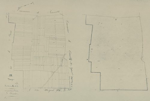 Section A, la Chambre, feuille 3.