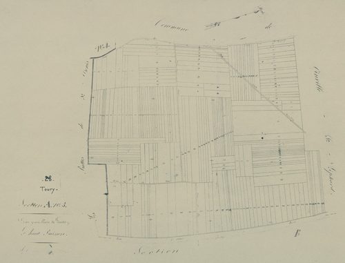 Section A, le Haut Buisson, feuille 5.
