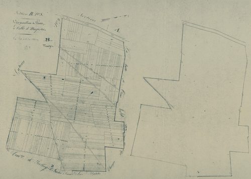Section B, la Vallée de Maupertuis, feuille 8.