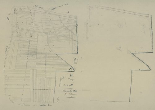 Section B, le Suteau, feuille 9.
