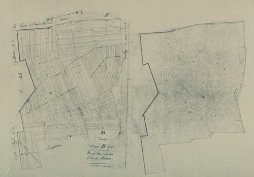 Section D, le Bas de Maisons, feuille 1.