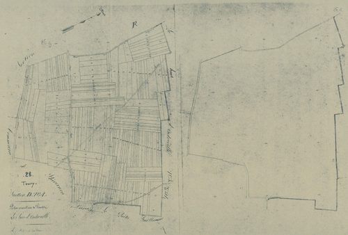 Section D, le Bas d'Ondreville, feuille 4.