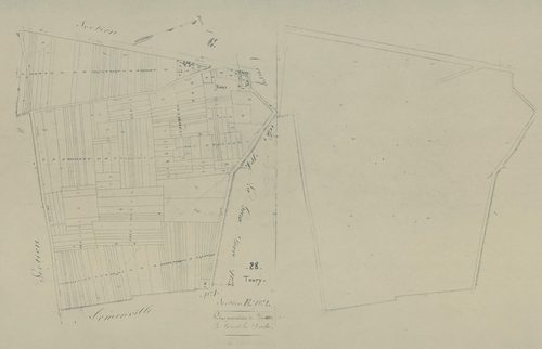 Section E, le Bois de la Perche, feuille 2.