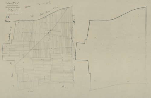 Section F, la Rogeret, feuille 1.