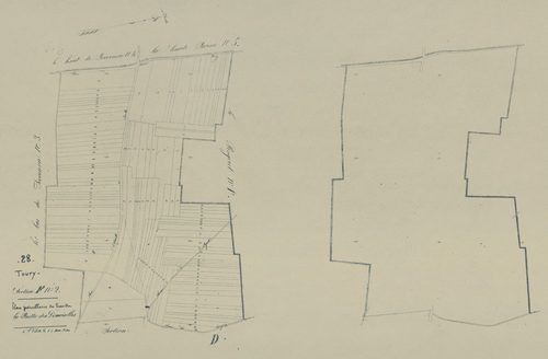Section F, la Butte des Demoiselle, feuille 2.