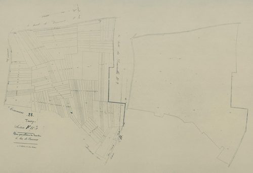Section F, les Bas de Tivernon, feuille 3.